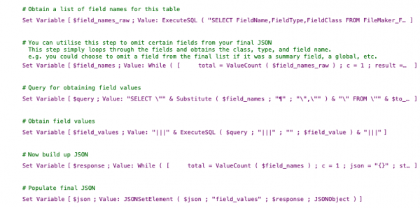 Code for getting field values debugging reports 2