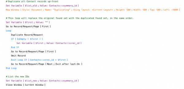 Optimised Duplicate