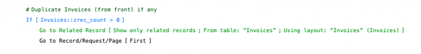 Using Go to Related Record and Relationship Check Duplicate