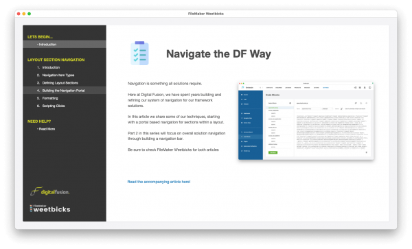 example file navigate layout sections 1