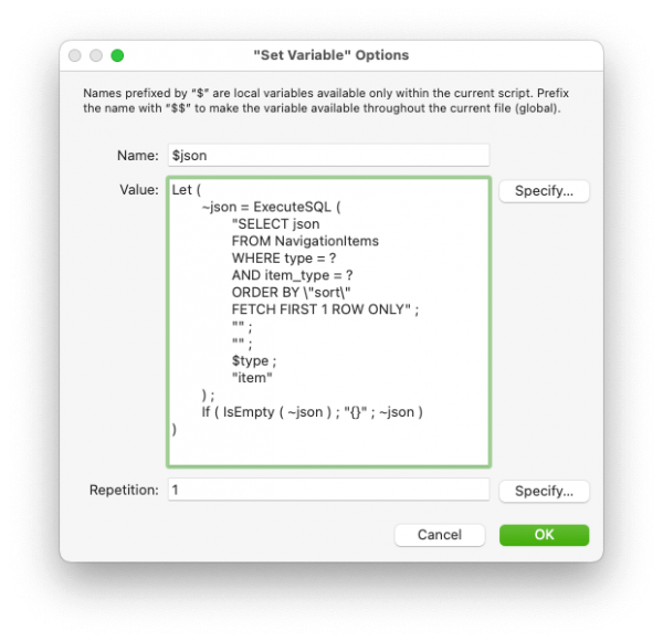 Querying for the first item in the navigation control navigate layout sections 7