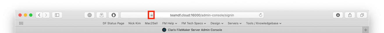 Safari window highlighting the SSL lock icon Safari window highlighting the SSL lock icon